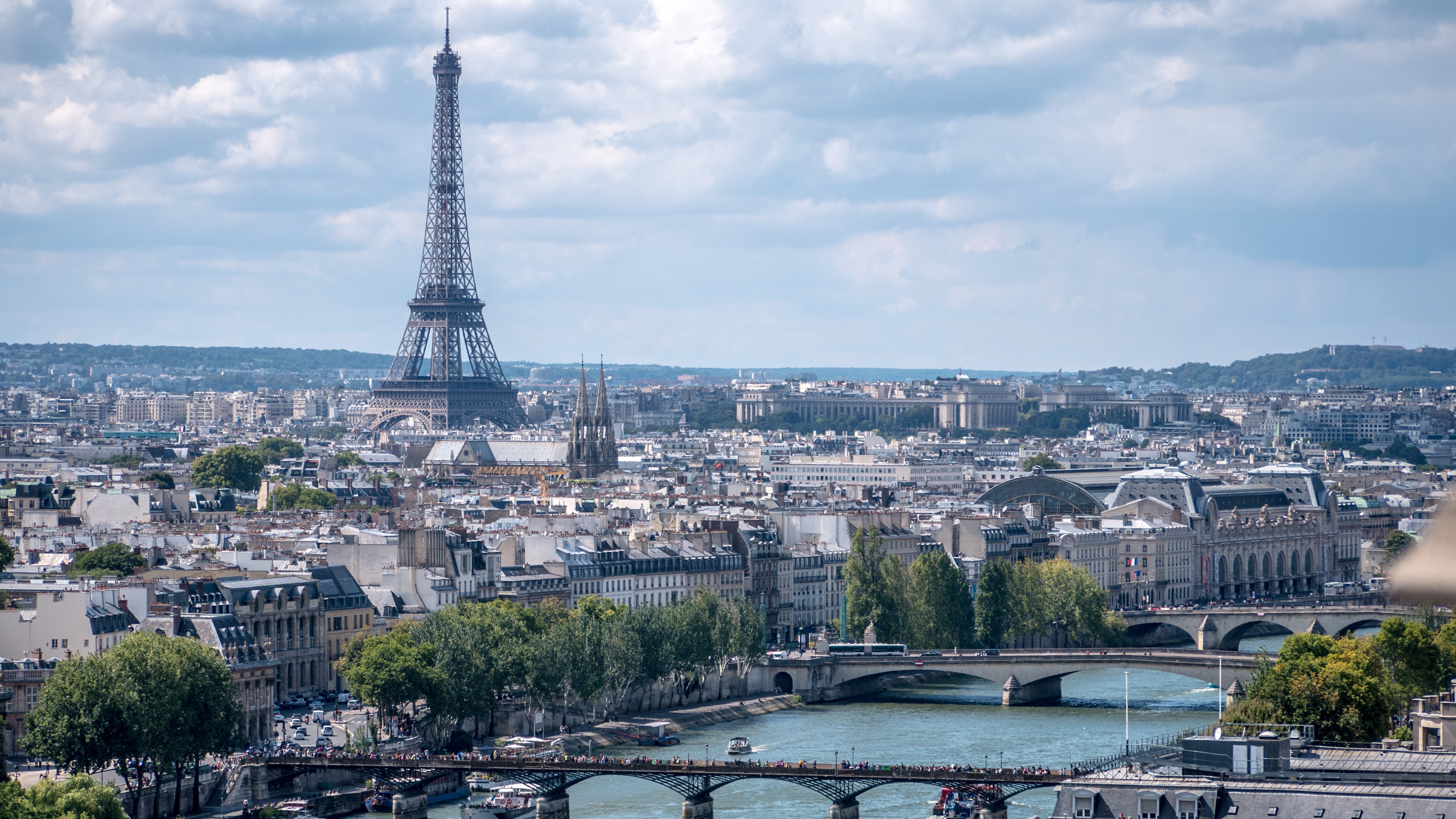 Paris - Blick auf Eiffelturm 