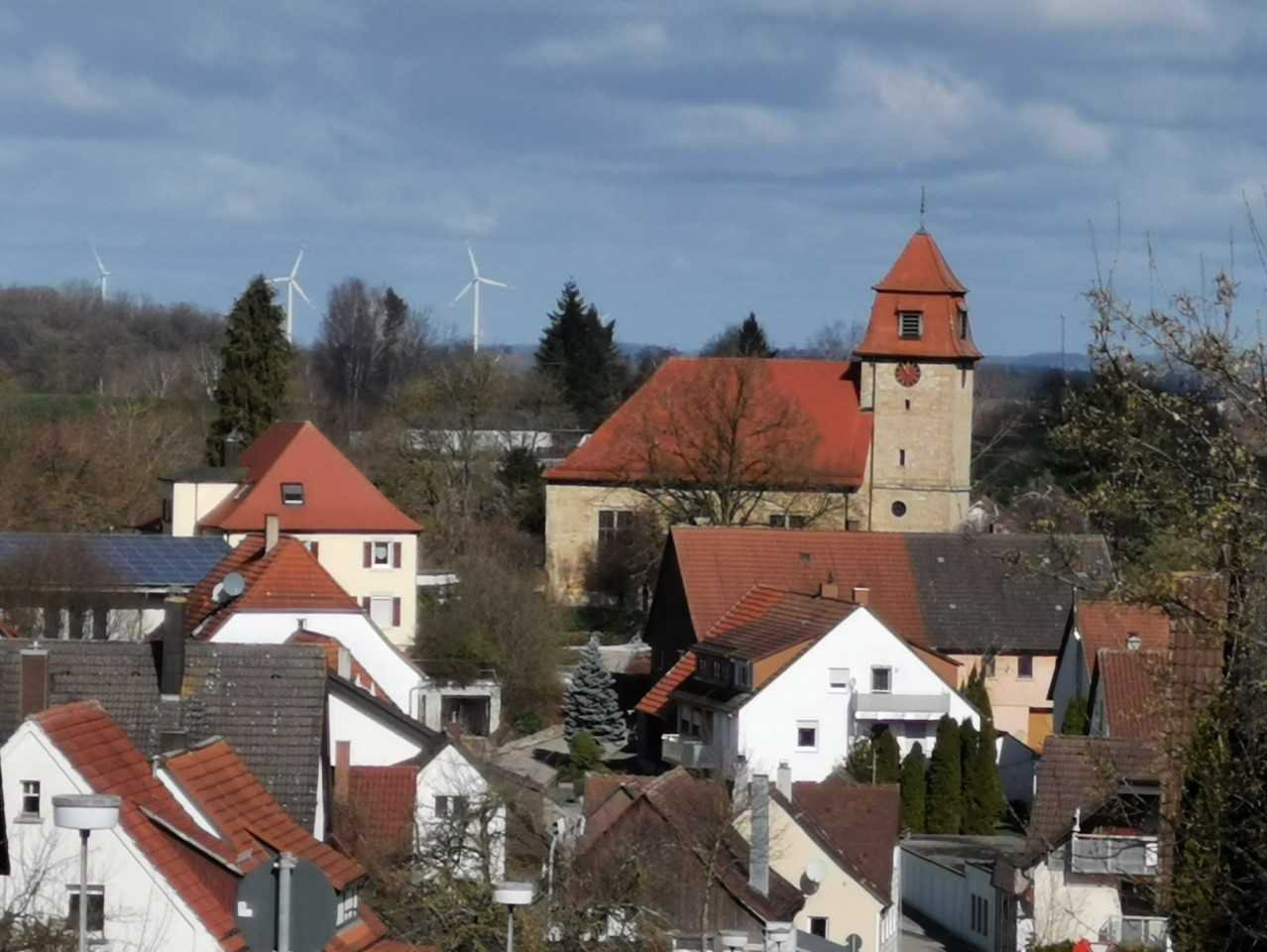 Evangelische Martinskirche im Stadtteil Roßfeld